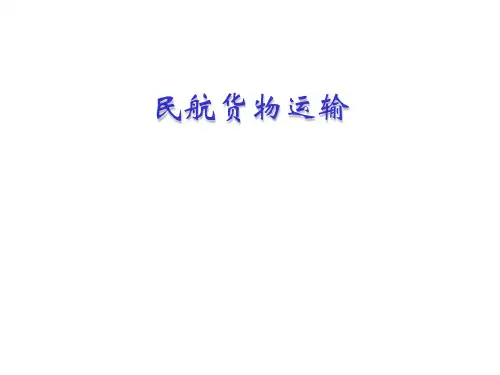 经济师知识民航货物运输课件