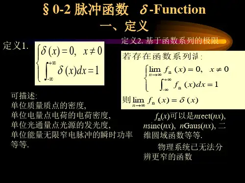 02-数学基础2-脉冲函数和卷积