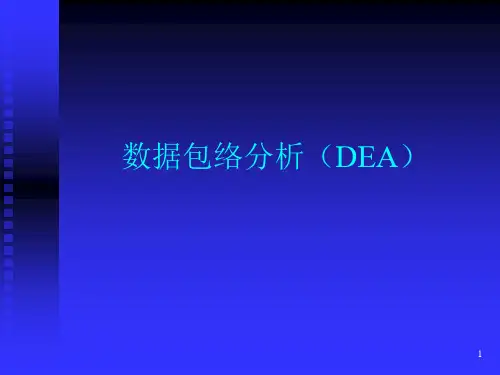 DEA数据包络分析ppt课件