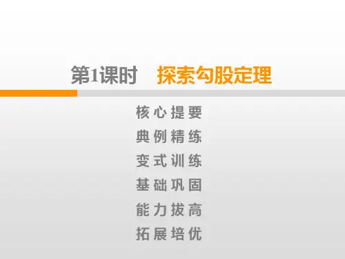 第1章第1课时 探索勾股定理PPT课件(北师大版)