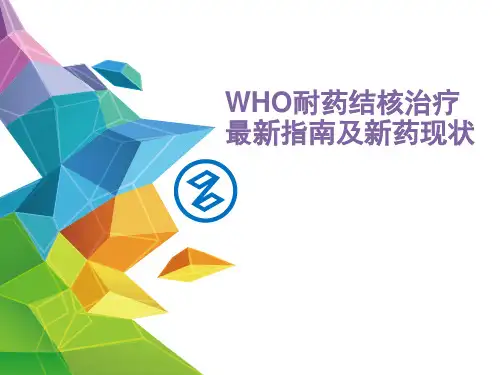 WHO耐药结核治疗最新指南及新药现状【20页】