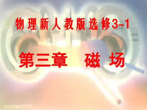 高二物理选修31第三章31磁现象和磁场PPT课件