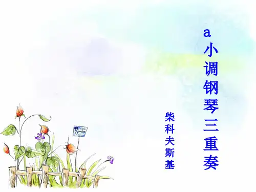 《a小调钢琴三重奏》初中音乐PPT课件
