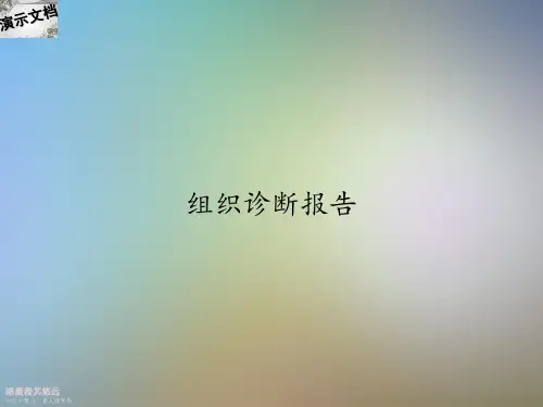 组织诊断报告