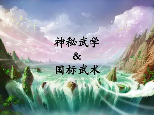 武术PPT最终版