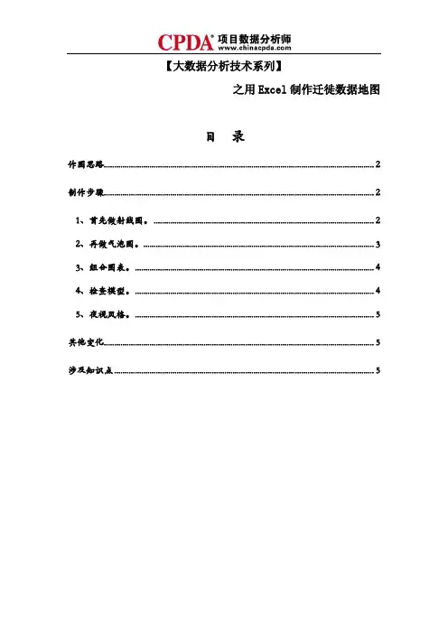 【大数据分析技术系列】之用Excel制作迁徙数据地图