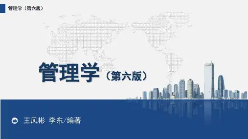 管理学第6版PPT第6章
