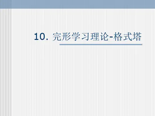 10.完形学习理论-格式塔