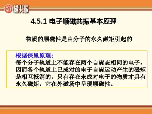 电子顺磁共振(ESR)