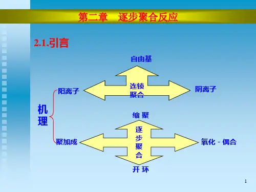 高分子化学(第四版)第二章 逐步聚合反应