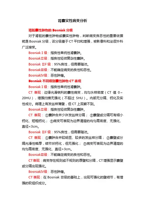 肾囊实性病变分析
