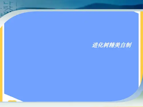 进化树精美自制.正式版PPT文档