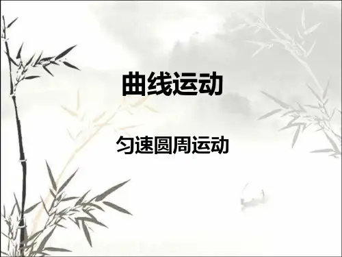 高一物理圆周运动优秀课件ppt课件