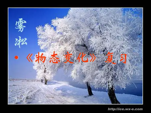 第3章物态变化复习