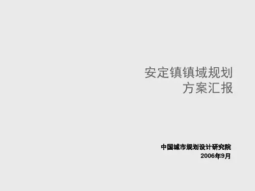 04 中规院：安定镇镇域规划