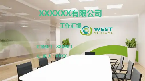 企业每周例会工作汇报模板