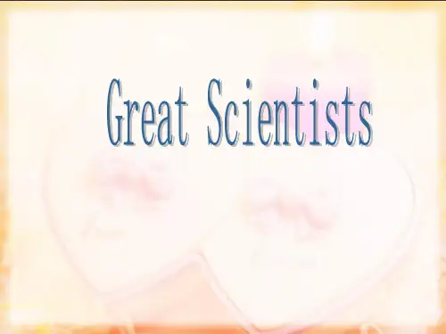 人教新课标高中英语必修五 unit1 Great scientists  reading课件 (共29张PPT)
