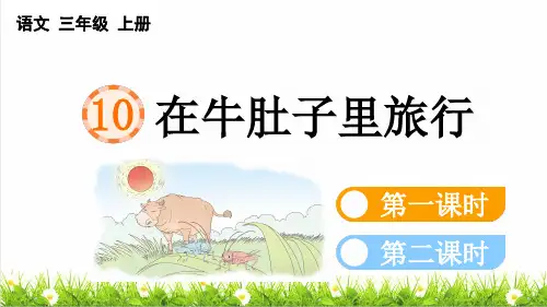 人教部编版三年级语文上册第三单元第10课《在牛肚子里旅行》教学课件