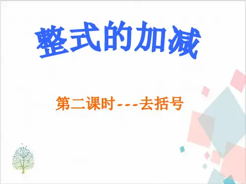 《整式的加减》_实用课件