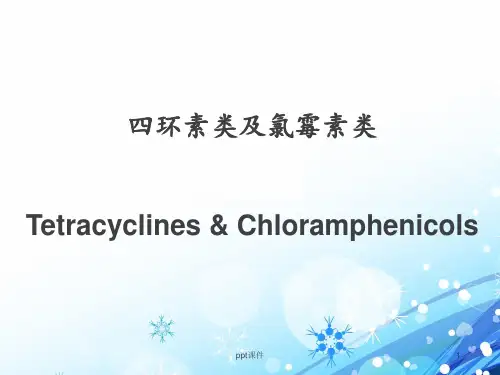 四环素类及氯霉素类  ppt课件