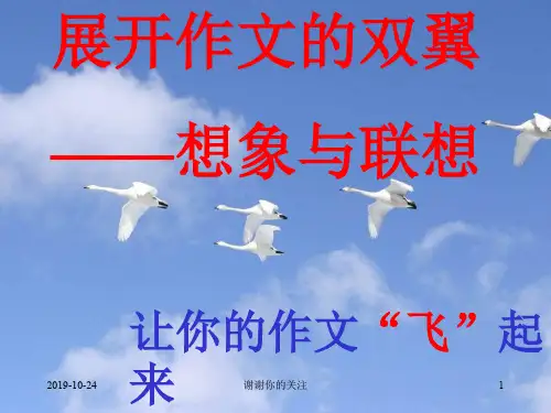 展开作文的双翼 --想象与联想.ppt