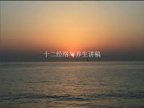 《十二经络与养生讲稿》PPT课件教案