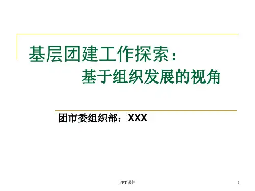 团建工作  ppt课件