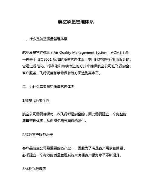 航空质量管理体系