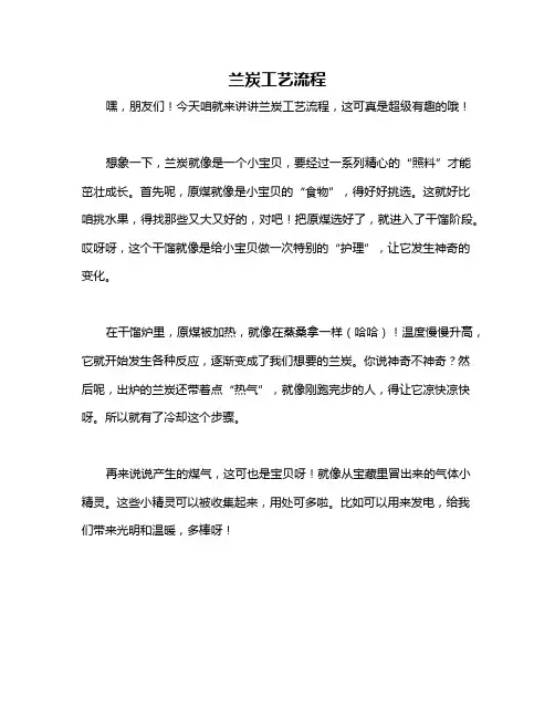 兰炭工艺流程