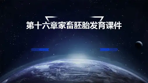 第十六章家畜胚胎发育课件