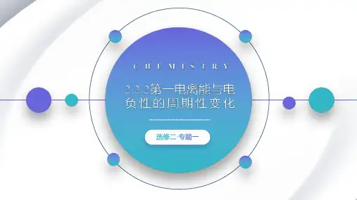 2.2.2第一电离能与电负性的周期性变化-【备好课】2023-2024学年高二化学同步精品课件 