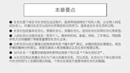 社会学概论新修第五版课件第六章