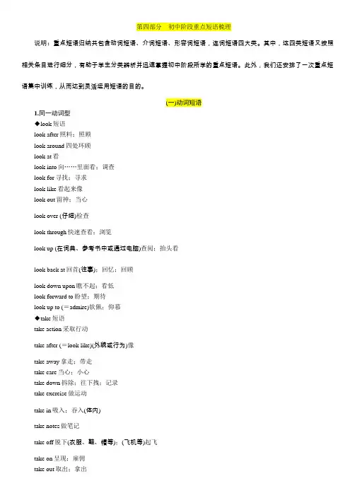 2020年 中考英语第一轮重难点精讲试题  (1)