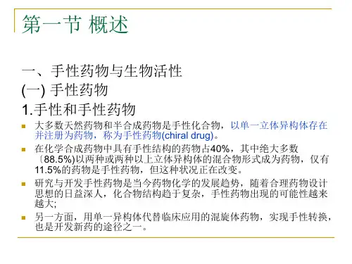 第5章 手性药物PPT幻灯片