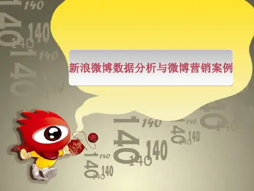 2019新浪微博数据分析与微博营销案例-50P-PPT课件