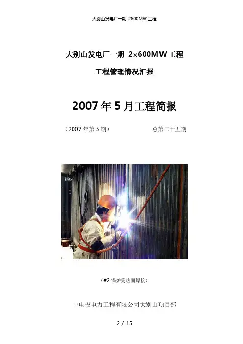 大别山发电厂一期-2600MW工程