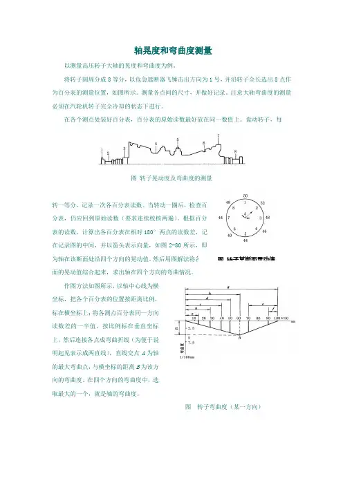 大轴晃度和弯曲度测量