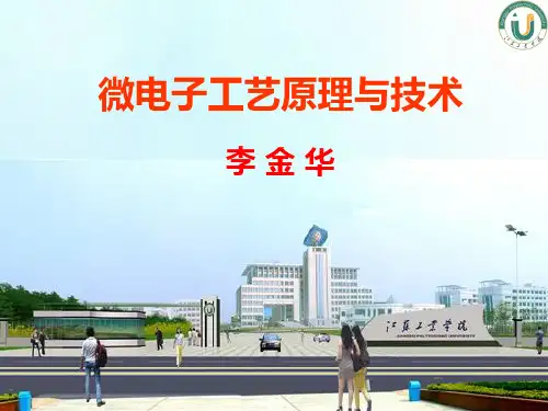 微电子工艺原理与技术--离子注入 ppt课件