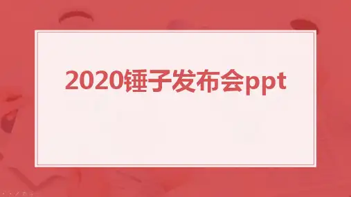 2020锤子发布会ppt