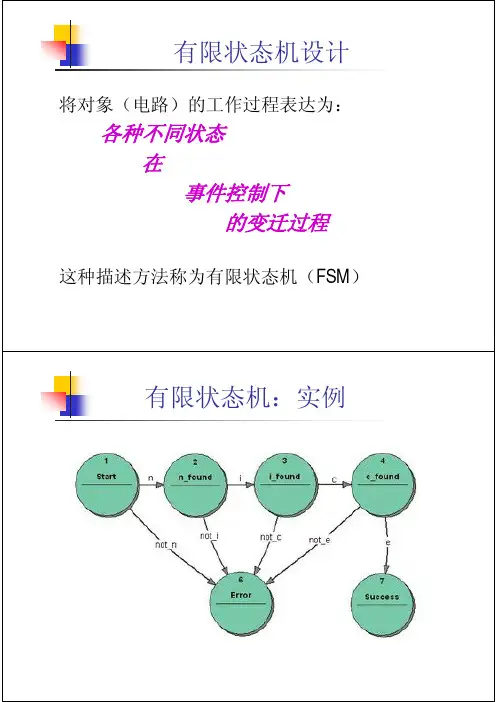 有限状态机的设计