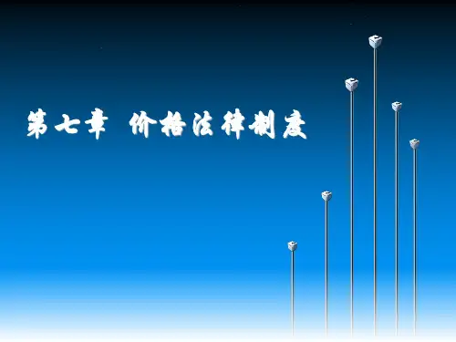 第七章--价格法