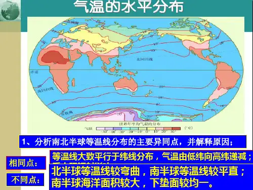气温专题等温线专题复习