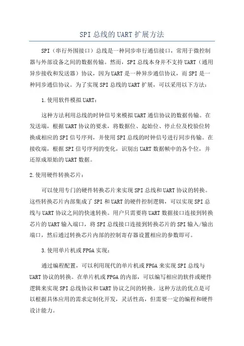 SPI总线的UART扩展方法