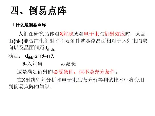 1-4倒易点阵
