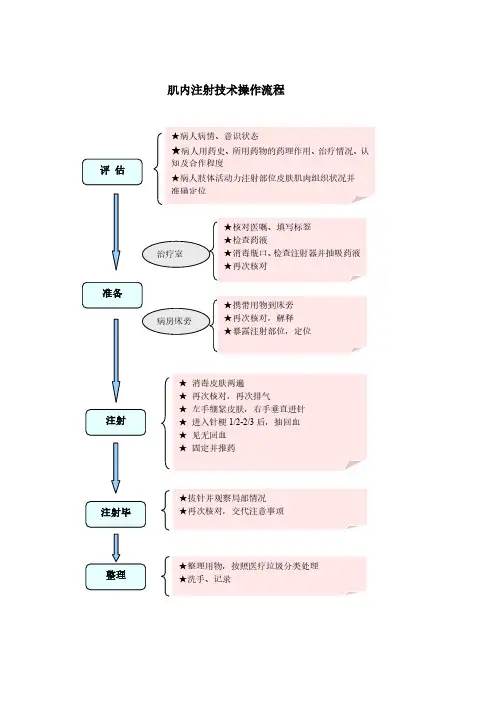 3.项目5  肌内注射技术操作流程