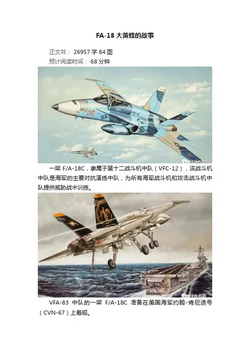 FA-18大黄蜂的故事