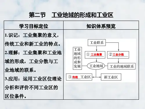 高三地理复习精品课件：工业地域的形成和工业区