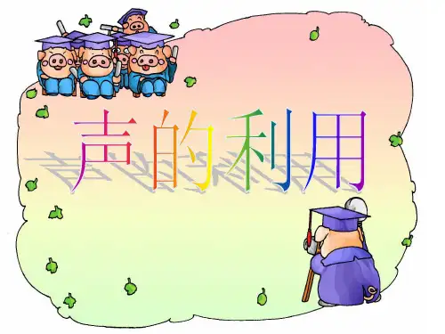 新人教版八年级物理上册第二章第三节PPT课件