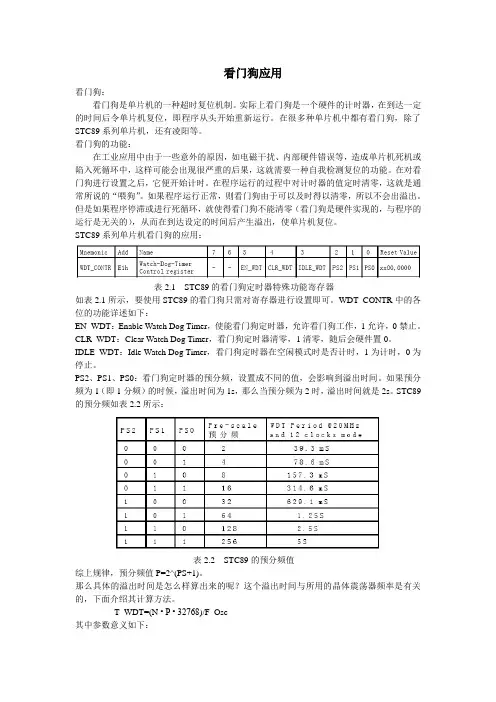 看门狗应用