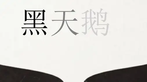 黑天鹅简介